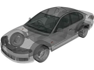 Mitsubishi Galant (1996) 3D Model