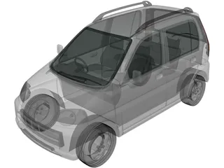 Honda Life (1997) 3D Model