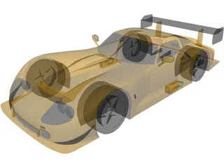 Marcos Mantara LM600 Group GT2 (1995) 3D Model