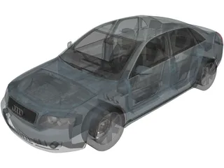 Audi A4 (2002) 3D Model