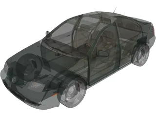 Volkswagen Jetta (2000) 3D Model