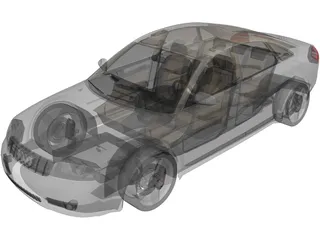 Audi A6 (1998) 3D Model