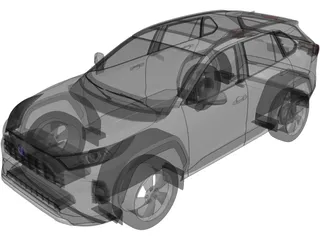 Toyota RAV4 Hybrid (2021) 3D Model