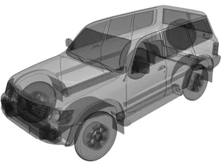 Nissan Patrol (2003) 3D Model