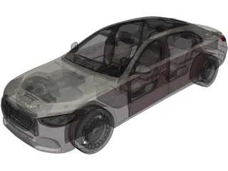 Mercedes-Maybach S 680 (2021) 3D Model