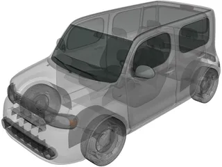 Nissan Cube (2010) 3D Model