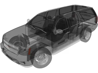 Chevrolet Suburban LT (2007) 3D Model