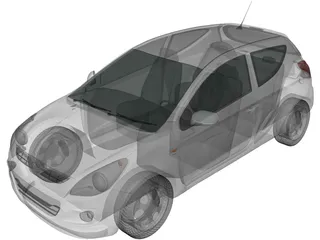 Hyundai i20 (2010) 3D Model