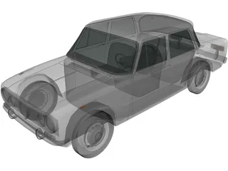 Alfa Romeo Giulia 105 (1962) 3D Model