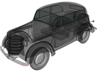 Opel Olympia (1938) 3D Model