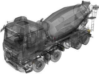 Mercedes-Benz Arocs 3D Model