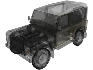 Land Rover Defender 90 3D Model