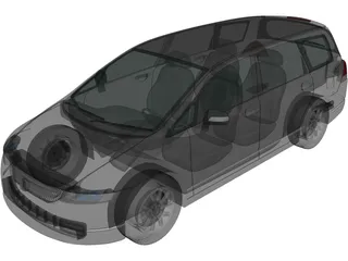 Honda Odyssey (2003) 3D Model