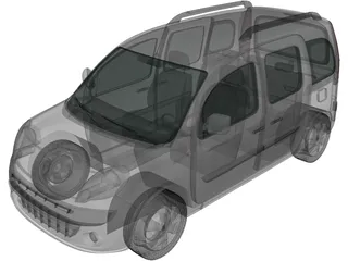 Renault Kangoo (2010) 3D Model