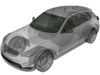 Infiniti EX 30d (2009) 3D Model