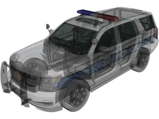 Chevrolet Tahoe Police (2016) 3D Model