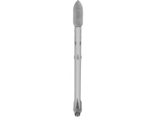 Spacex Falcon 9 3D Model