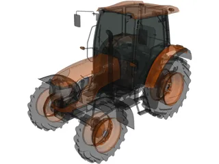 Kubota M7060 (2018) 3D Model