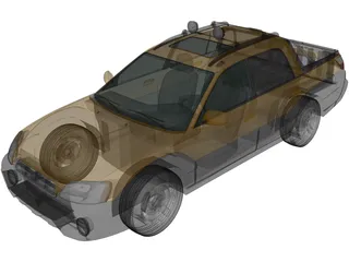 Subaru Baja (2002) 3D Model