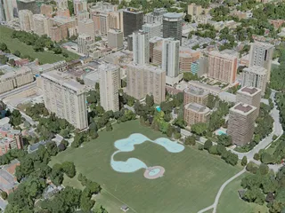 Toronto City, North, Canada (2020) 3D Model