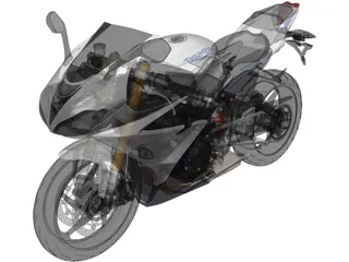 Triumph Daytona 675 (2014) 3D Model