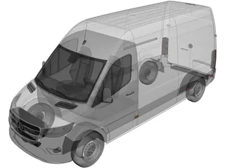 Mercedes-Benz Sprinter L2H2 (2020) 3D Model