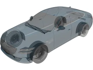Hyundai Genesis G80 Electrified (2020) 3D Model