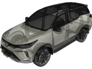 Toyota Fortuner (2020) 3D Model