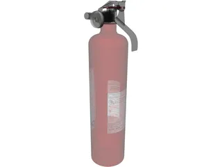 Fire Extinguisher 3D Model