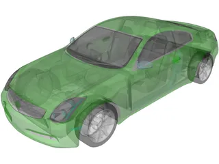 Infiniti G35 Coupe (2007) 3D Model
