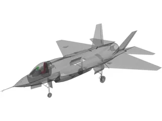 Lockheed Martin JSF F-35 3D Model