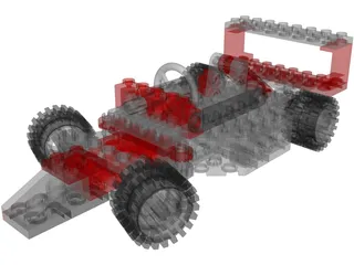 Lego Car 3D Model