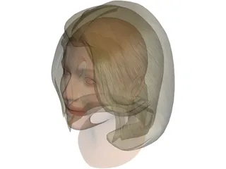 Head Madonna 3D Model