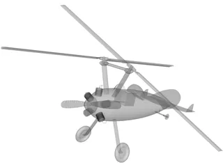 Autogyro Bushman 3D Model