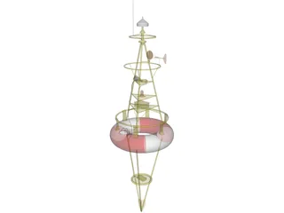 Harbor Buoy 3D Model