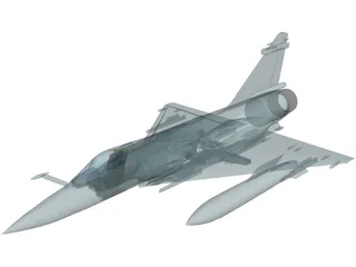 Dassault Mirage 2000-5 3D Model