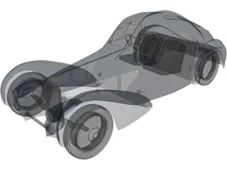 Bugatti Atlantic Coupe 3D Model