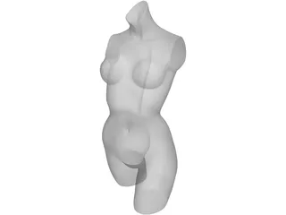 Woman Statue 3D Model
