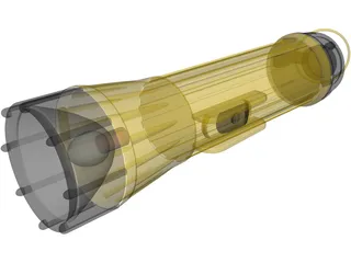 Flashlight 3D Model