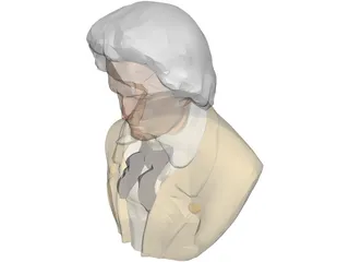 Ludwig van Beethoven 3D Model