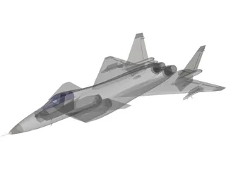 MiG-1.44 (MiG-39) 3D Model