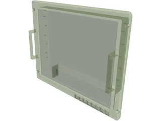 Barco Ruggedised Display 19 Inch 3D Model