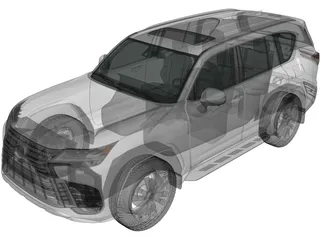 Lexus LX600 (2021) 3D Model