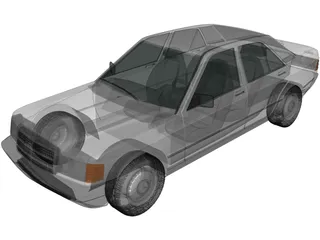 Mercedes-Benz 190 (1982) 3D Model