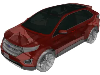 Ford Edge (2015) 3D Model