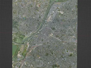 Angers City, France (2021) 3D Model