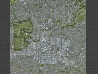 Christchurch City, New Zealand (2021) 3D Model