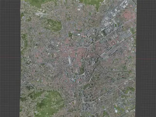 Clermont-Ferrand City, France (2021) 3D Model