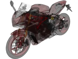 Ducati Supersport 950 3D Model