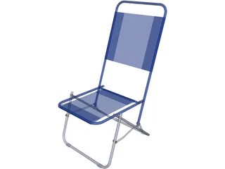 Folding Chair 3D Model